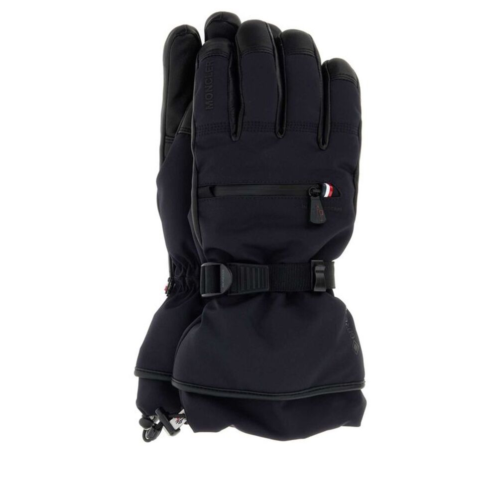 Moncler Grenoble Men Midnight Blue Stretch Nylon Gloves